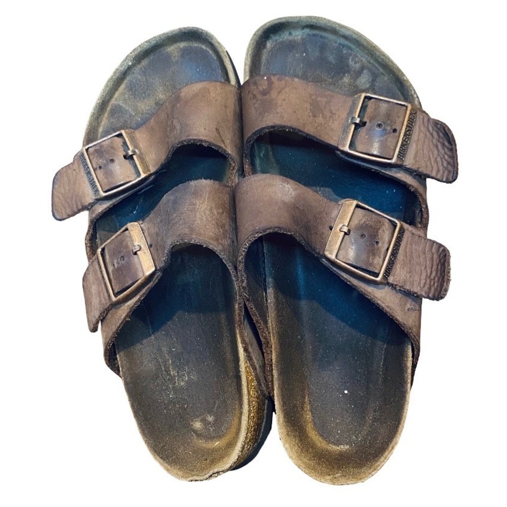 Birkenstock Arizona Oiled Leather Sandals Size 38/7-7.5 Women's
